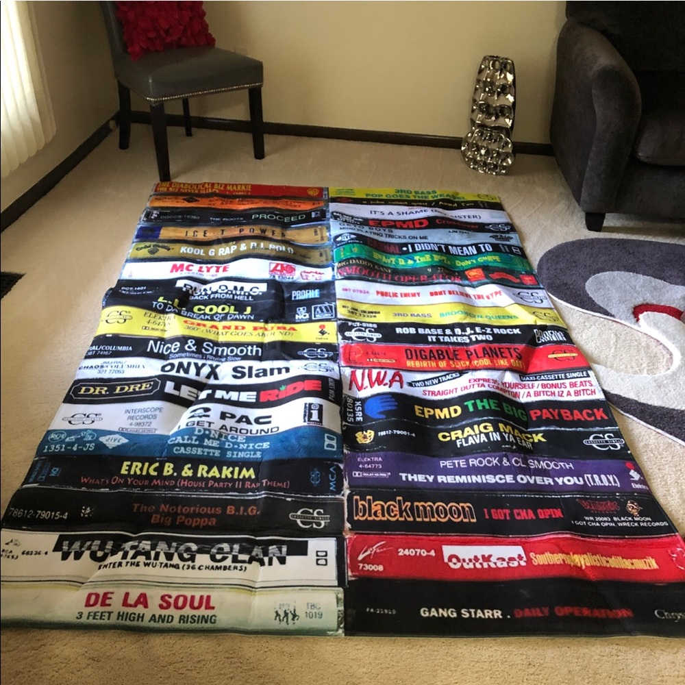 Hip hop inspired rug